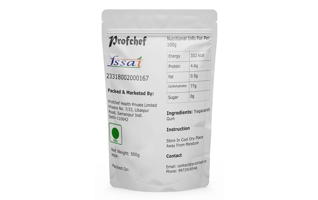 Profchef Gond Katira    Pack  500 grams